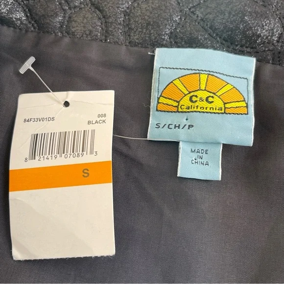 C&C California Womens Mini Skirt Size Small Floral Embroidered Goth Y2K Party - Picture 8 of 10